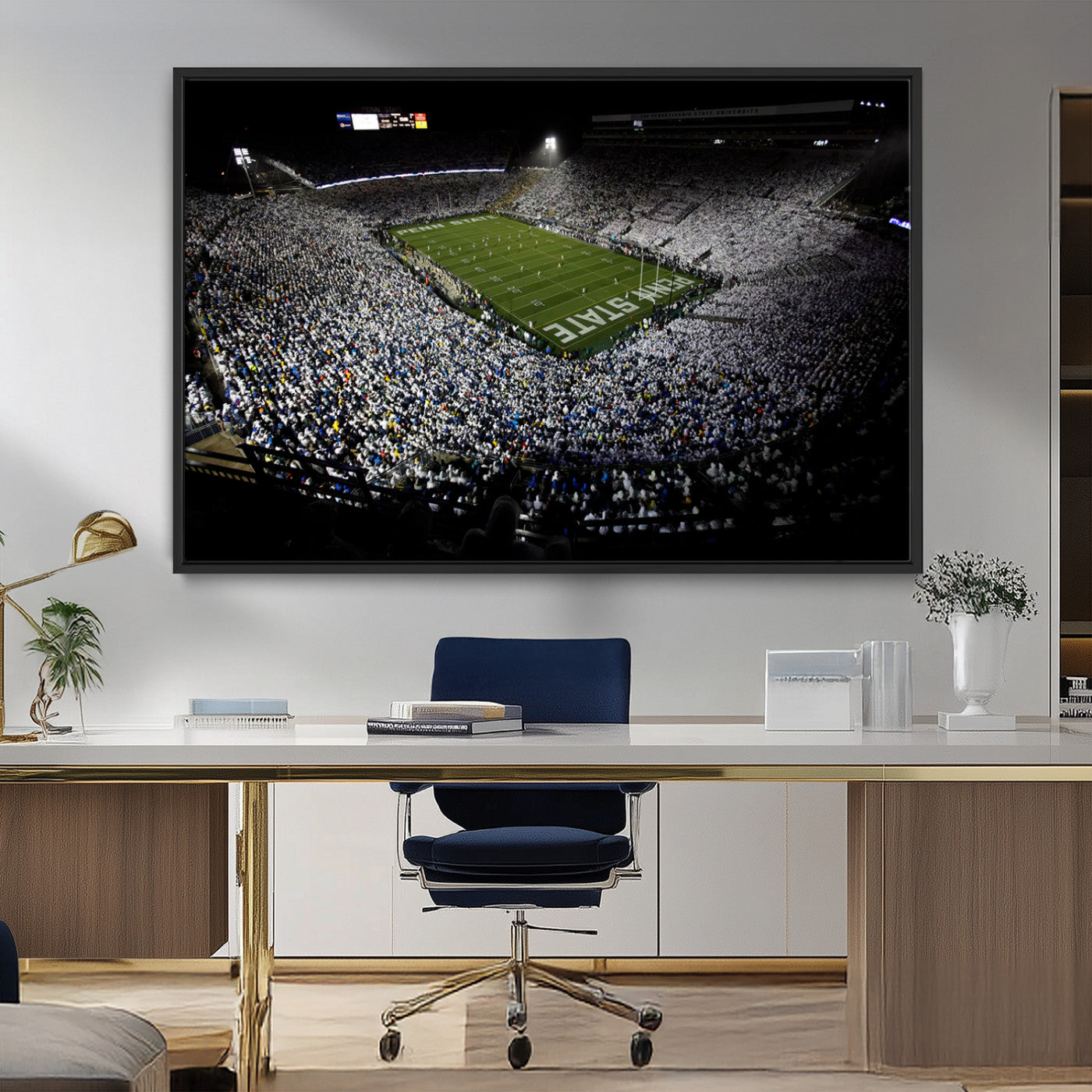 MGV-FC-36X24 - Penn State Football Stadium Wall Art - Beaver Stadium Canvas Print