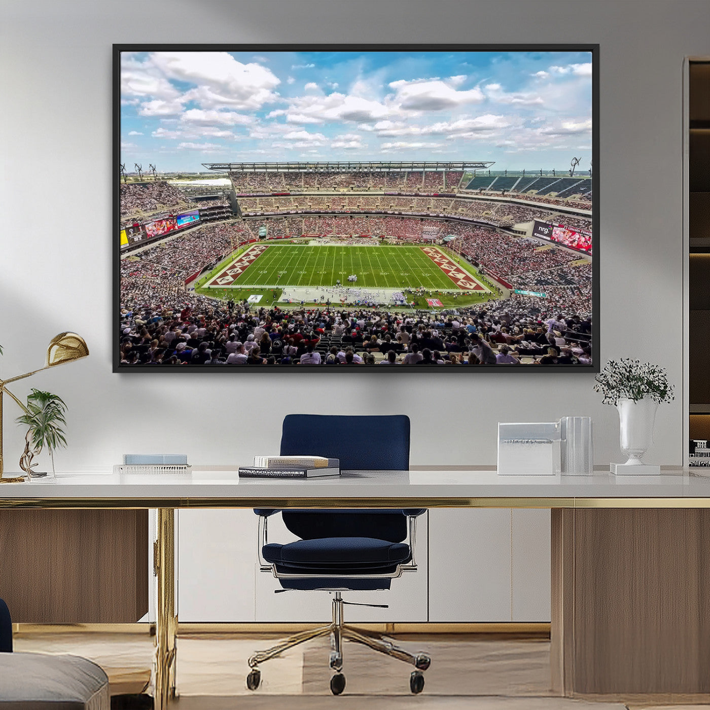 MGV-FC-36X24 - The Temple University Owls Athletics Team Print - Philadelphia Lincoln Financial Field Stadium Wall
