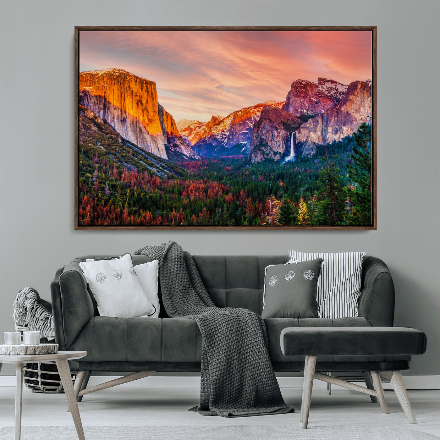 MGV-FC-36X24 - Yosemite Nal Park Wall Art Landscape Canvas Print El Capitan