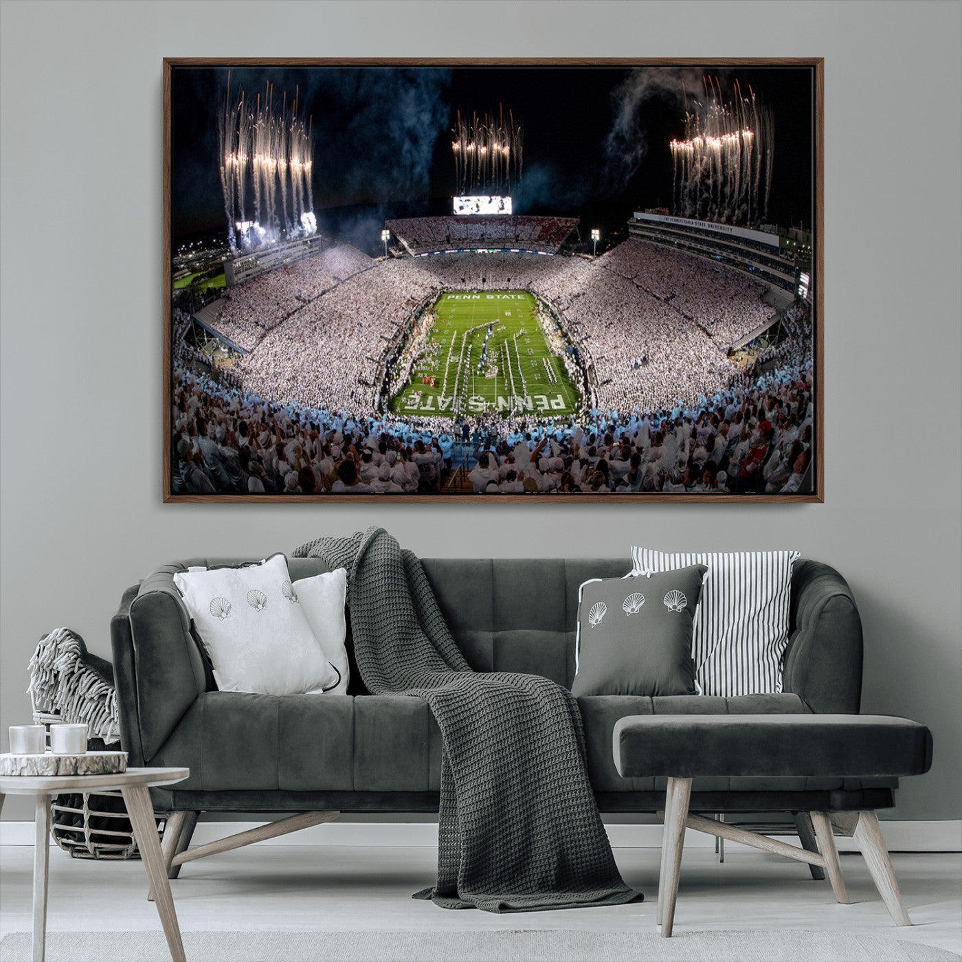 MGV-FC-36X24 - Penn Stadium Football Wall Art Canvas Print, Pennsylvania University Football Stadium
