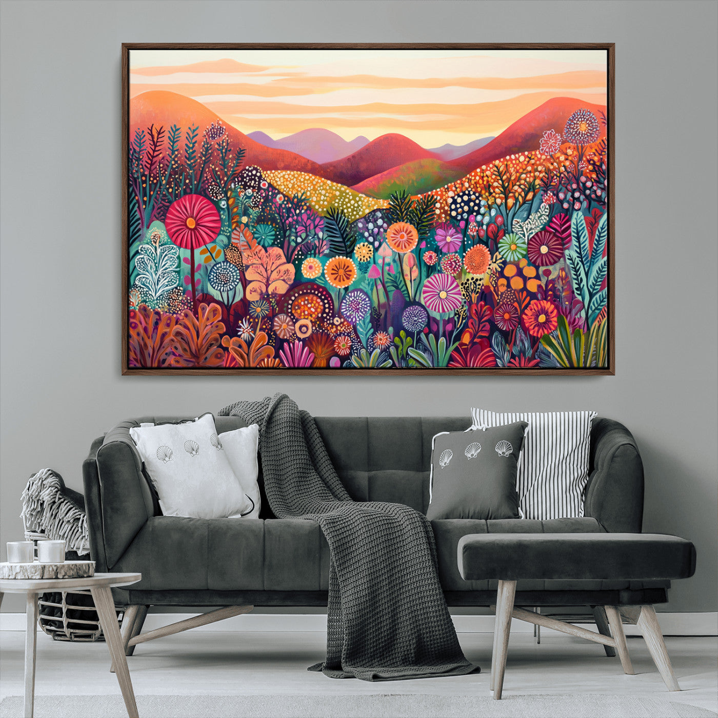 MGV-FC-36X24 - Yayoi Kusama 1986 Wall Art Print – Yayoi Kusama Wabi Sabi Japanese Wall Art Print - Vibrant Abstract