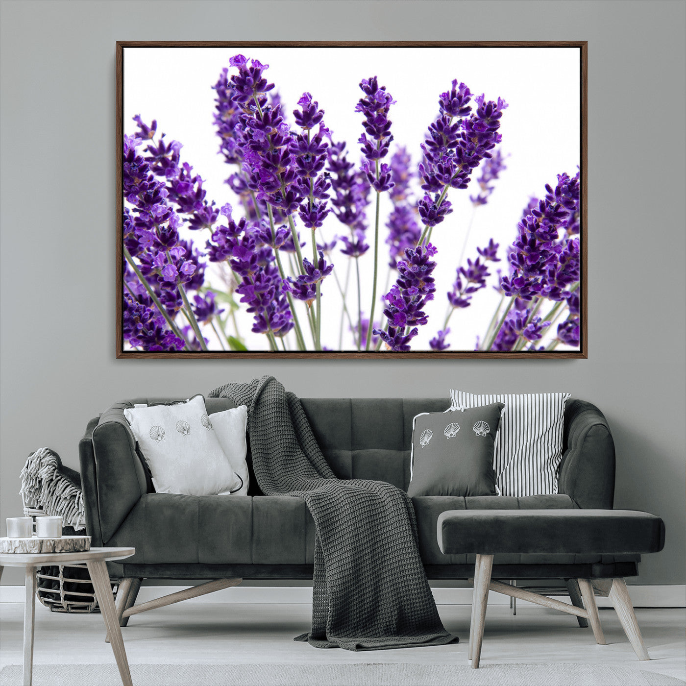 MGV-FC-36X24 - Lavender Flower Wall Art Canvas Print