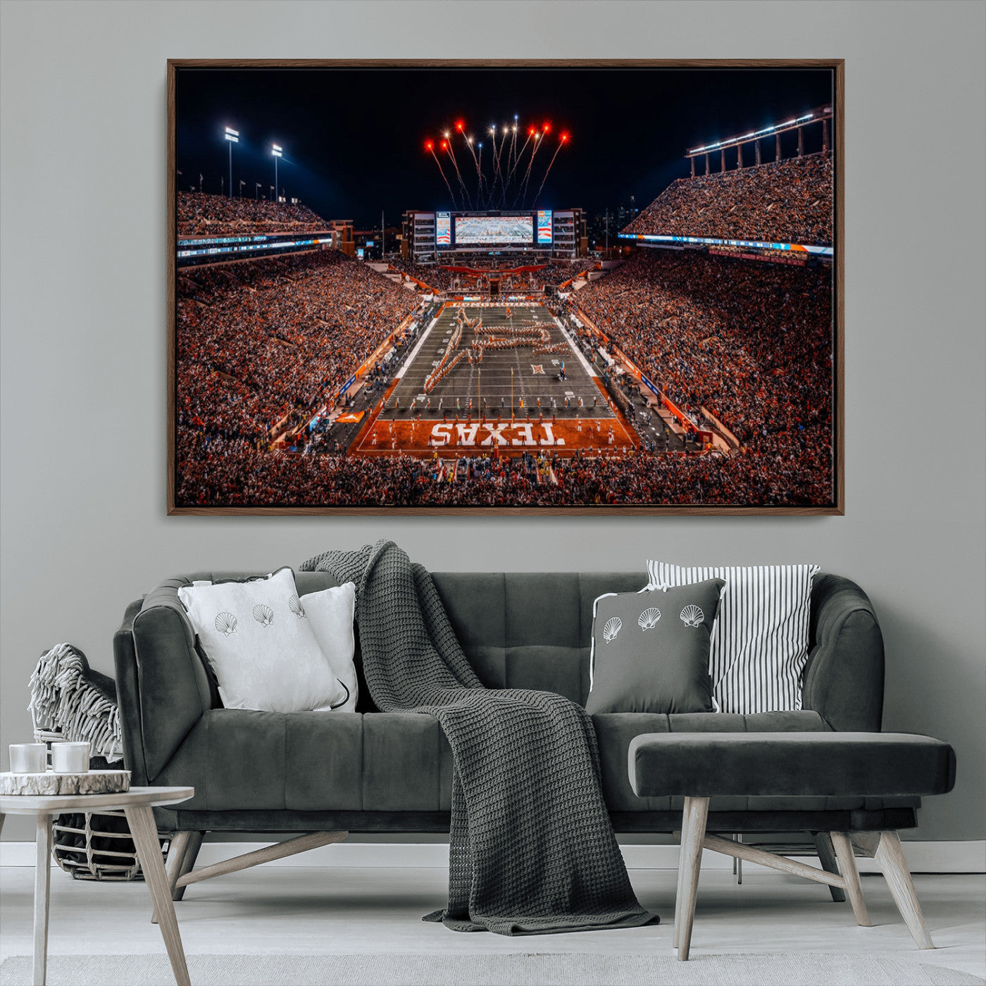 MGV-FC-36X24 - Texas Memorial Stadium Wall Art Canvas Print