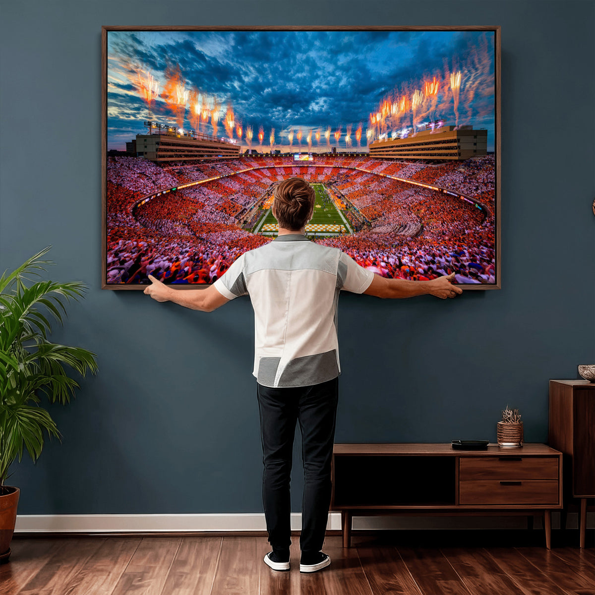 94266219-MGV-CV-36X24 - Tennessee Neyland Stadium Wall Art, Sports Arena Canvas