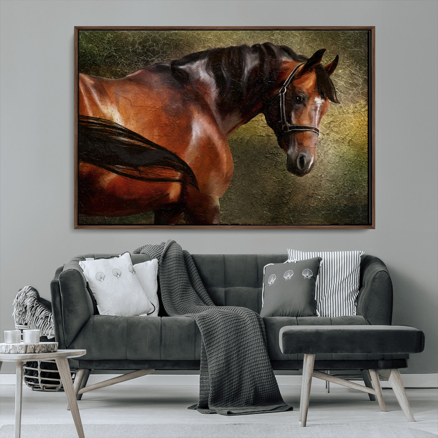 MGV-FC-36X24 - Wild Horses Wall Art Canvas Print