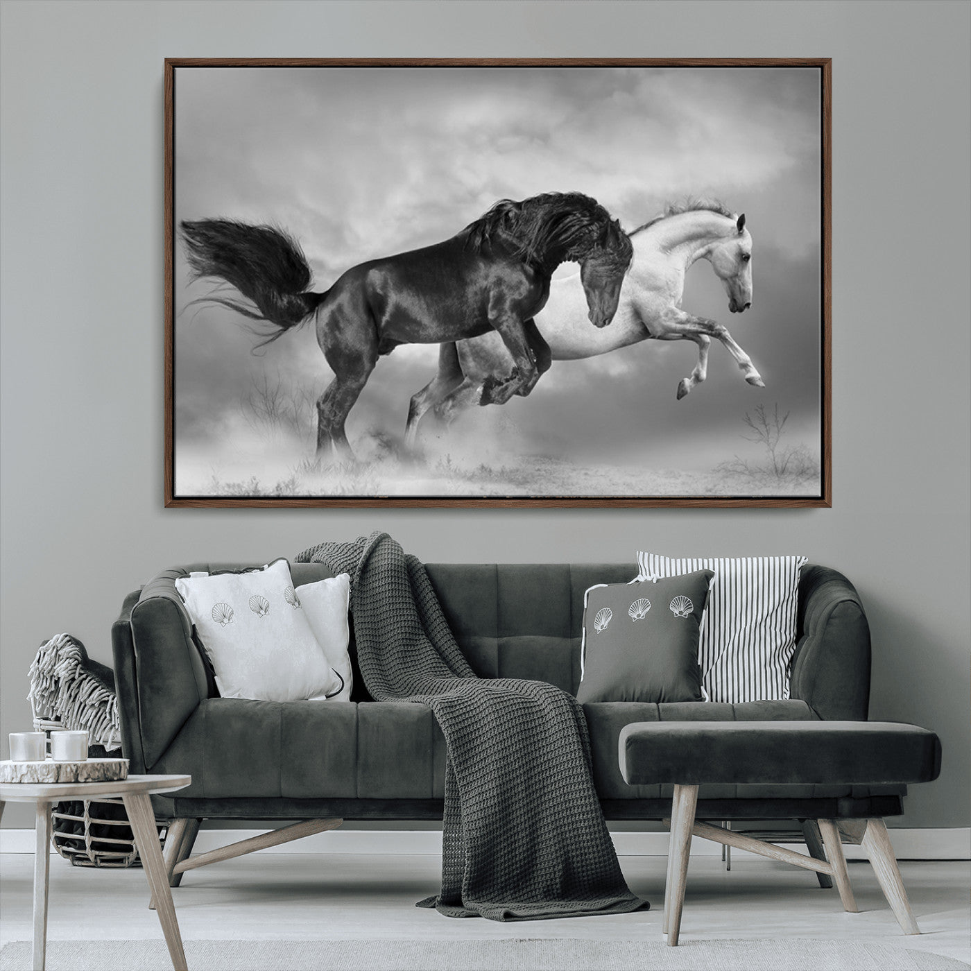 MGV-FC-36X24 - Wild Horses Wall Art Canvas Print