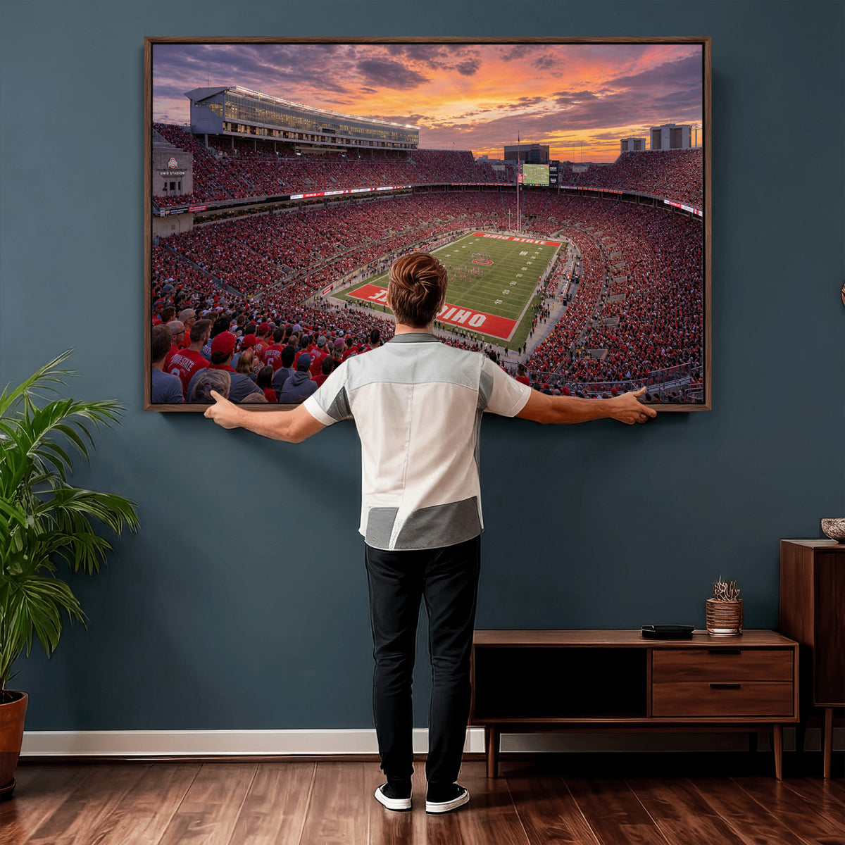 95137596-MGV-CV-36X24 - Stadium Wall Art Canvas Print