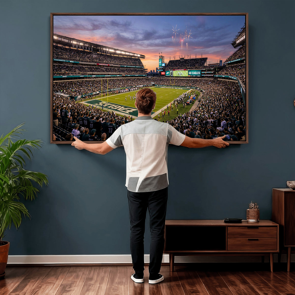 15549432-MGV-CV-36X24 - Stadium Wall Art Canvas Print