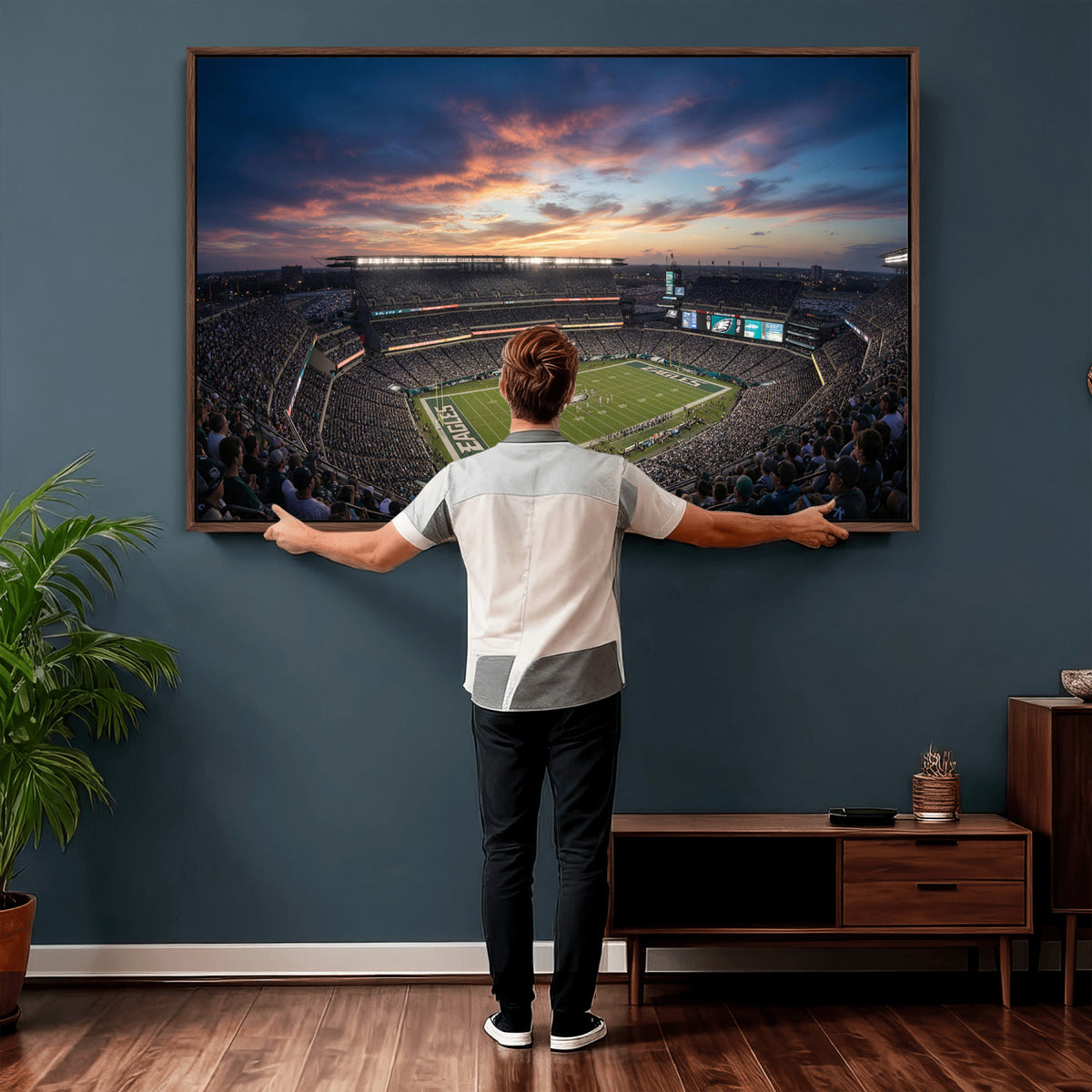 59208973-MGV-CV-36X24 - Stadium Wall Art Canvas Print