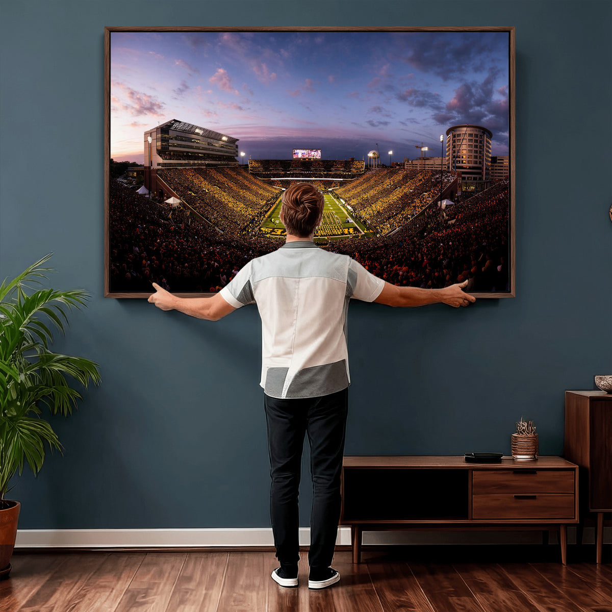 49683861-MGV-CV-36X24 - Stadium Wall Art Canvas Print