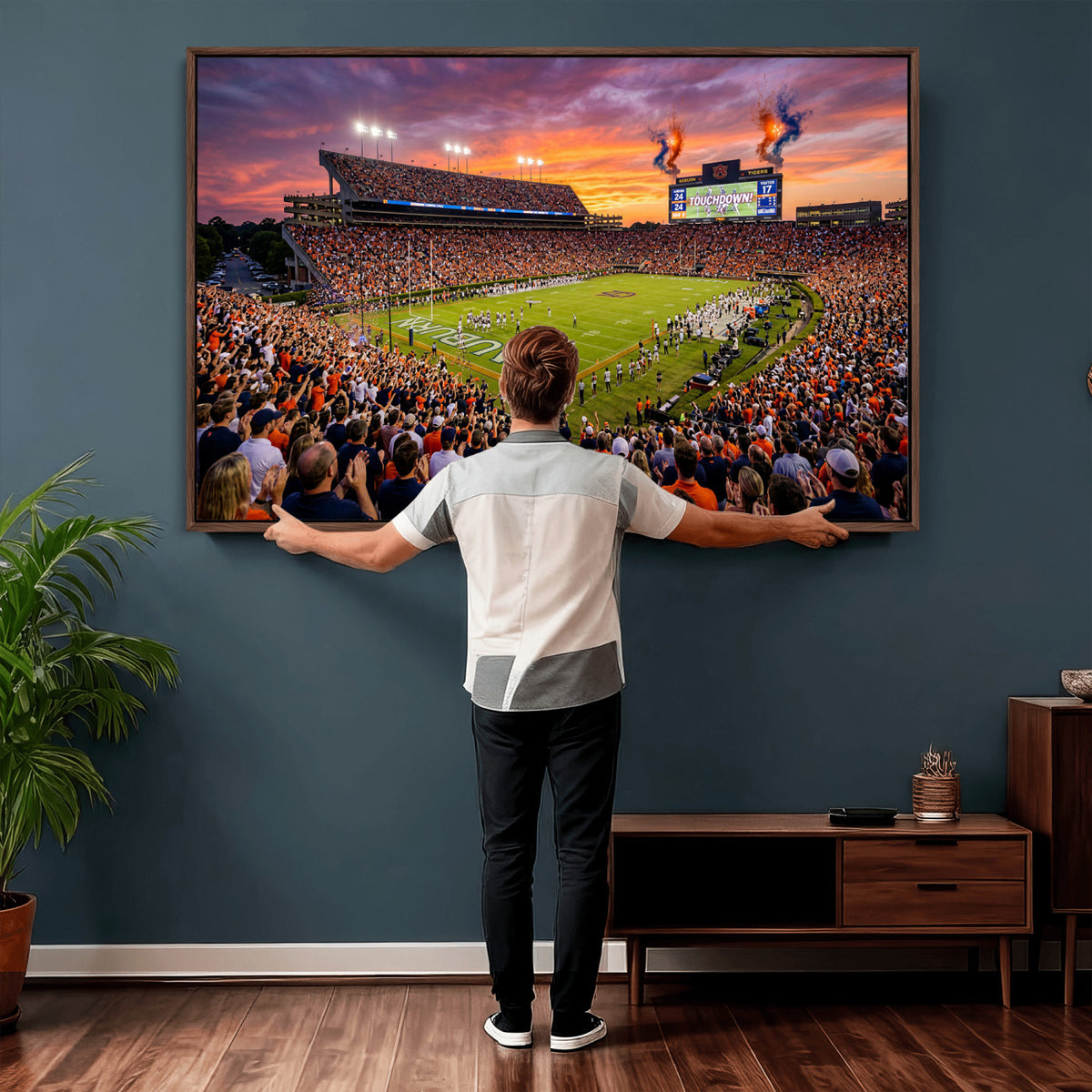 77756715-MGV-CV-36X24 - Stadium Wall Art Canvas Print