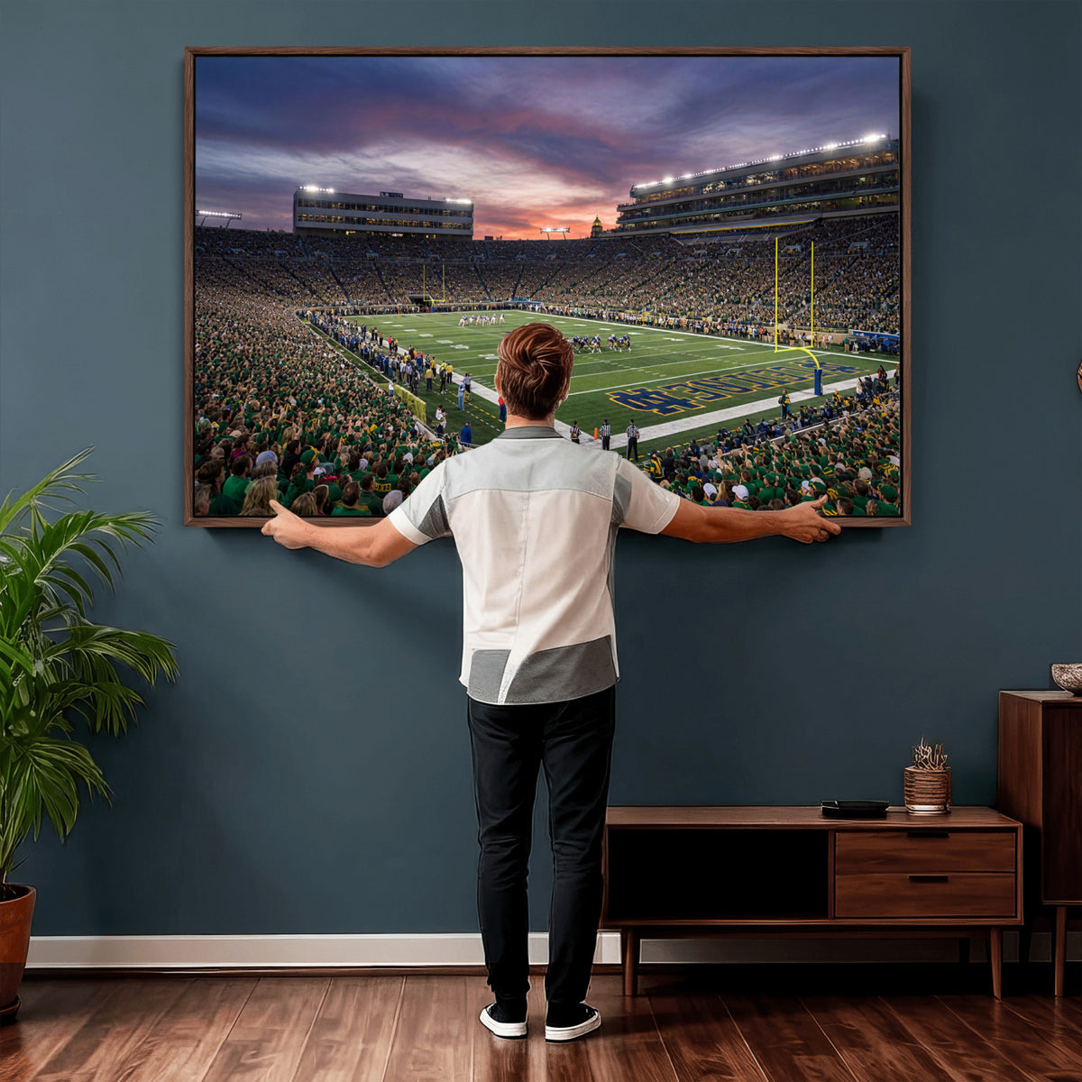 34836892-MGV-CV-36X24 - Stadium Wall Art Canvas Print