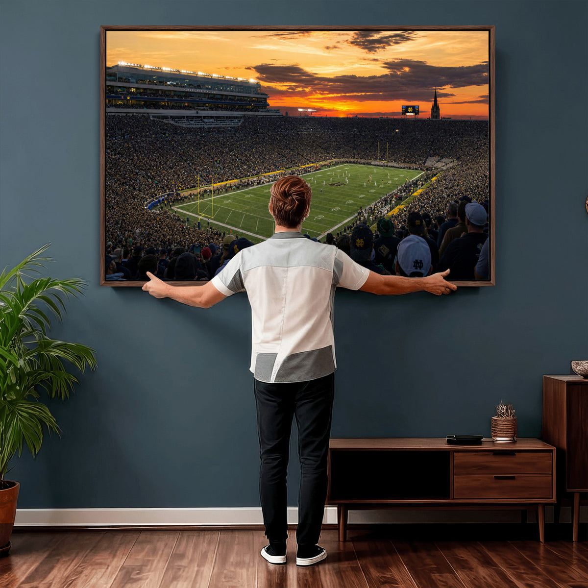 73585402-MGV-CV-36X24 - Stadium Wall Art Canvas Print