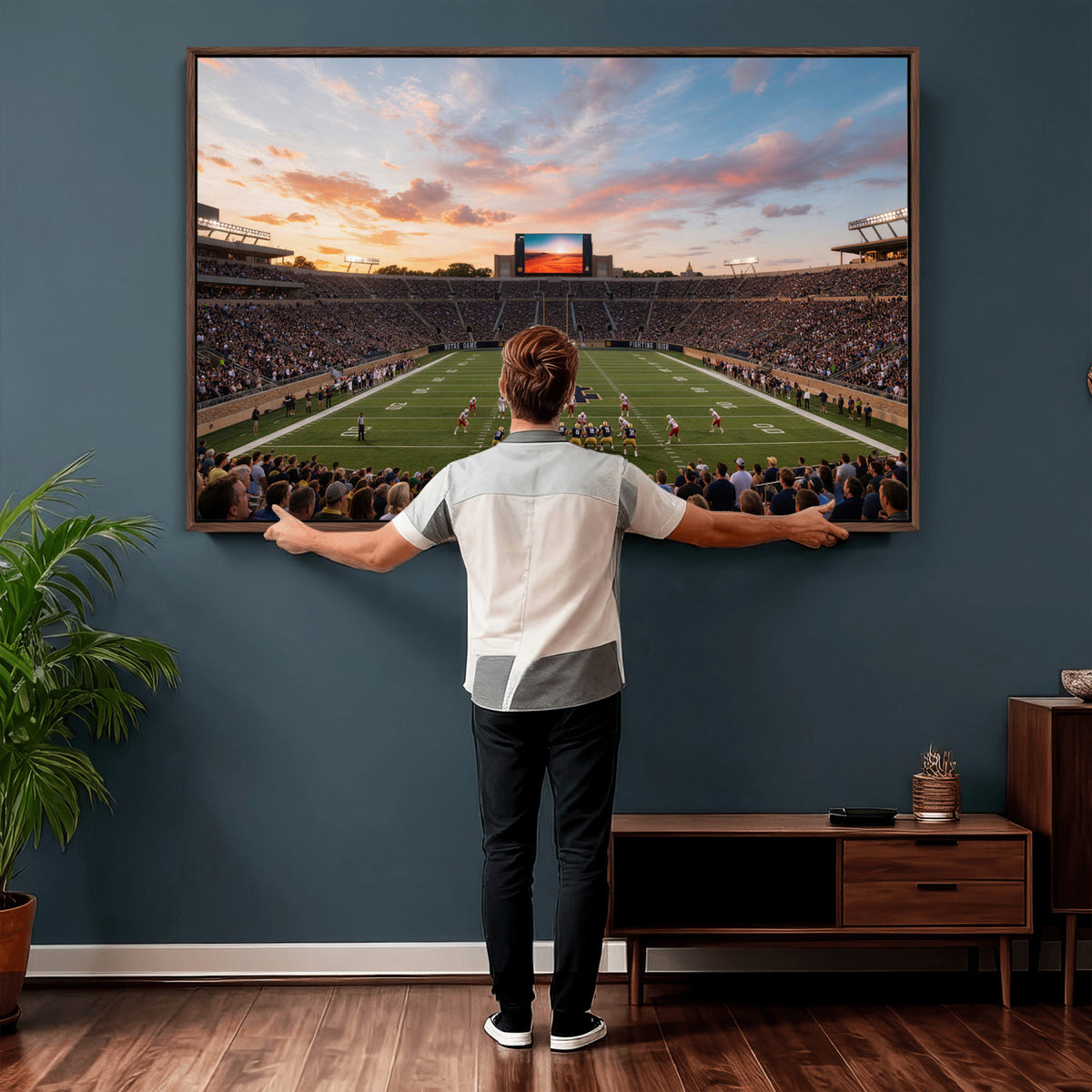 54464530-MGV-CV-36X24 - Stadium Wall Art Canvas Print