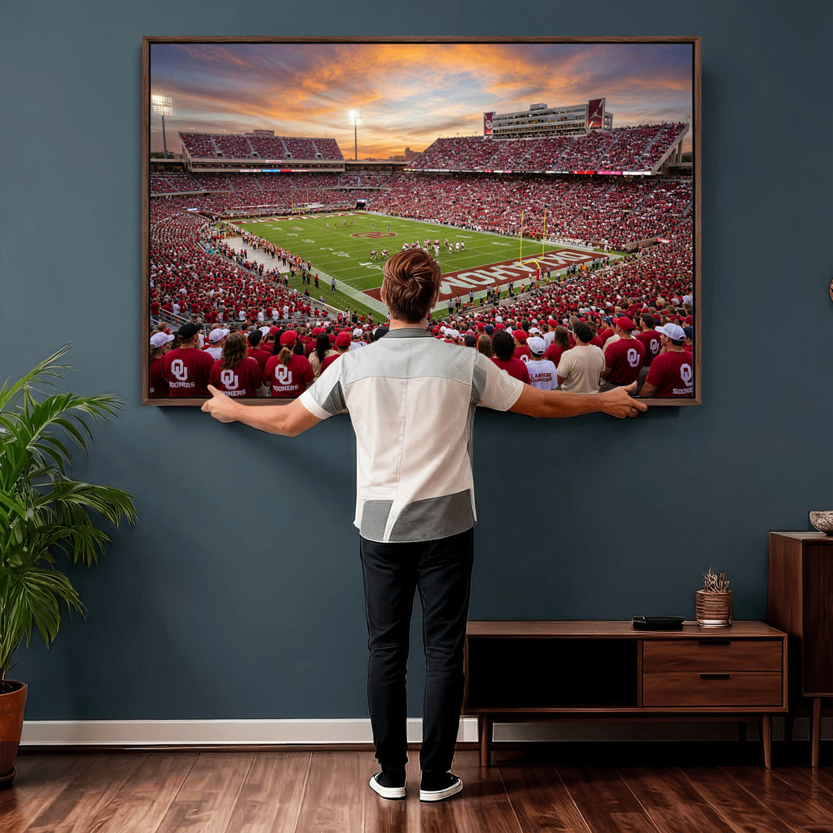 92718741-MGV-CV-36X24 - Stadium Wall Art Canvas Print