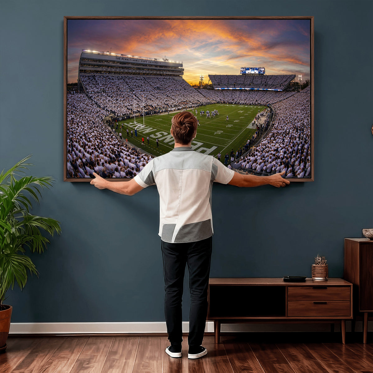 37485833-MGV-CV-36X24 - Stadium Wall Art Canvas Print