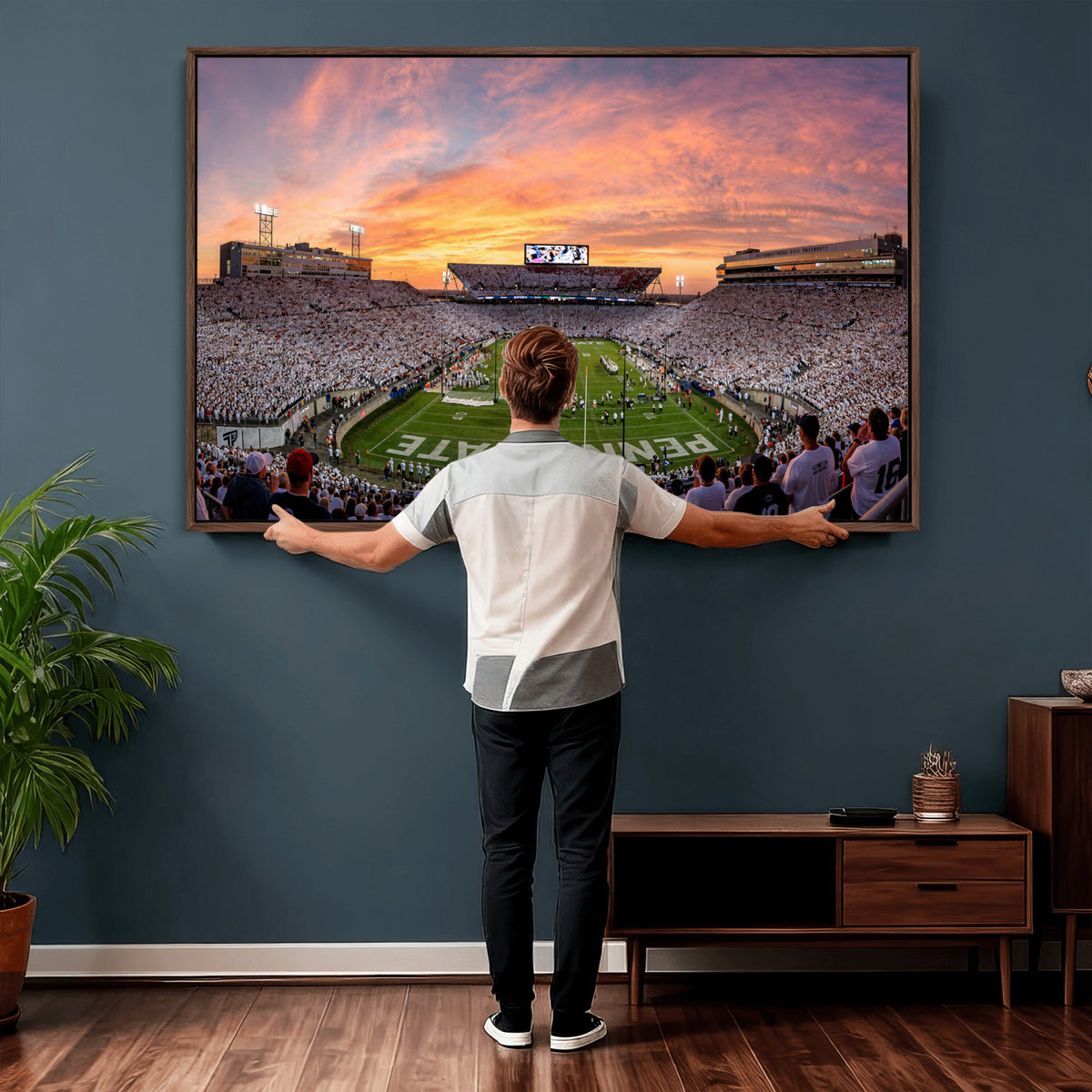 53161432-MGV-CV-36X24 - Stadium Wall Art Canvas Print