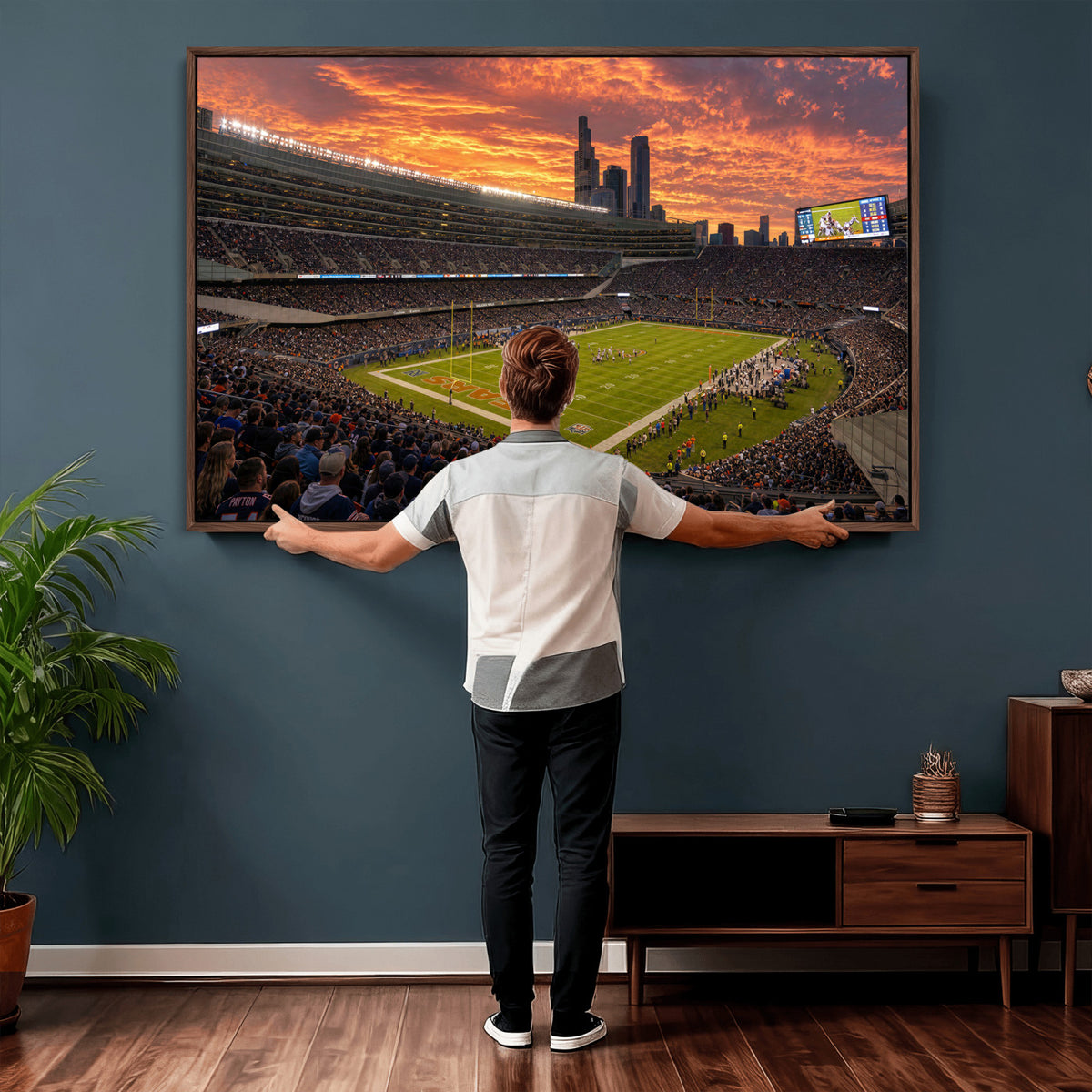 25159364-MGV-CV-36X24 - Stadium Wall Art Canvas Print