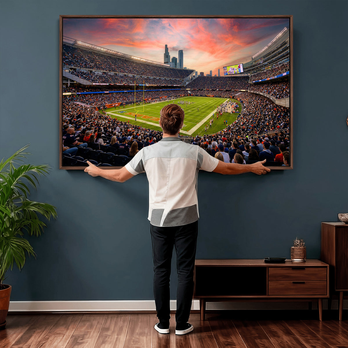 15295996-MGV-CV-36X24 - Stadium Wall Art Canvas Print