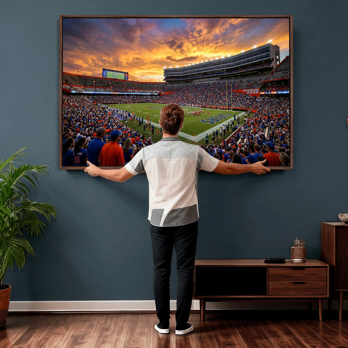 23829865-MGV-CV-36X24 - Stadium Wall Art Canvas Print