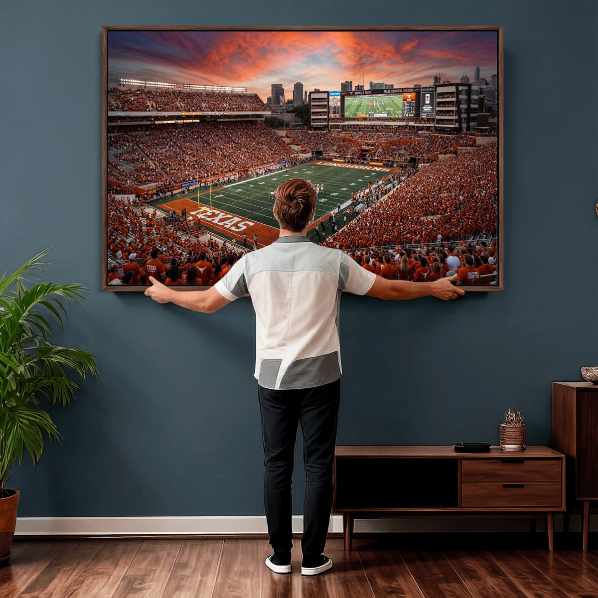68564193-MGV-CV-36X24 - Stadium Wall Art Canvas Print