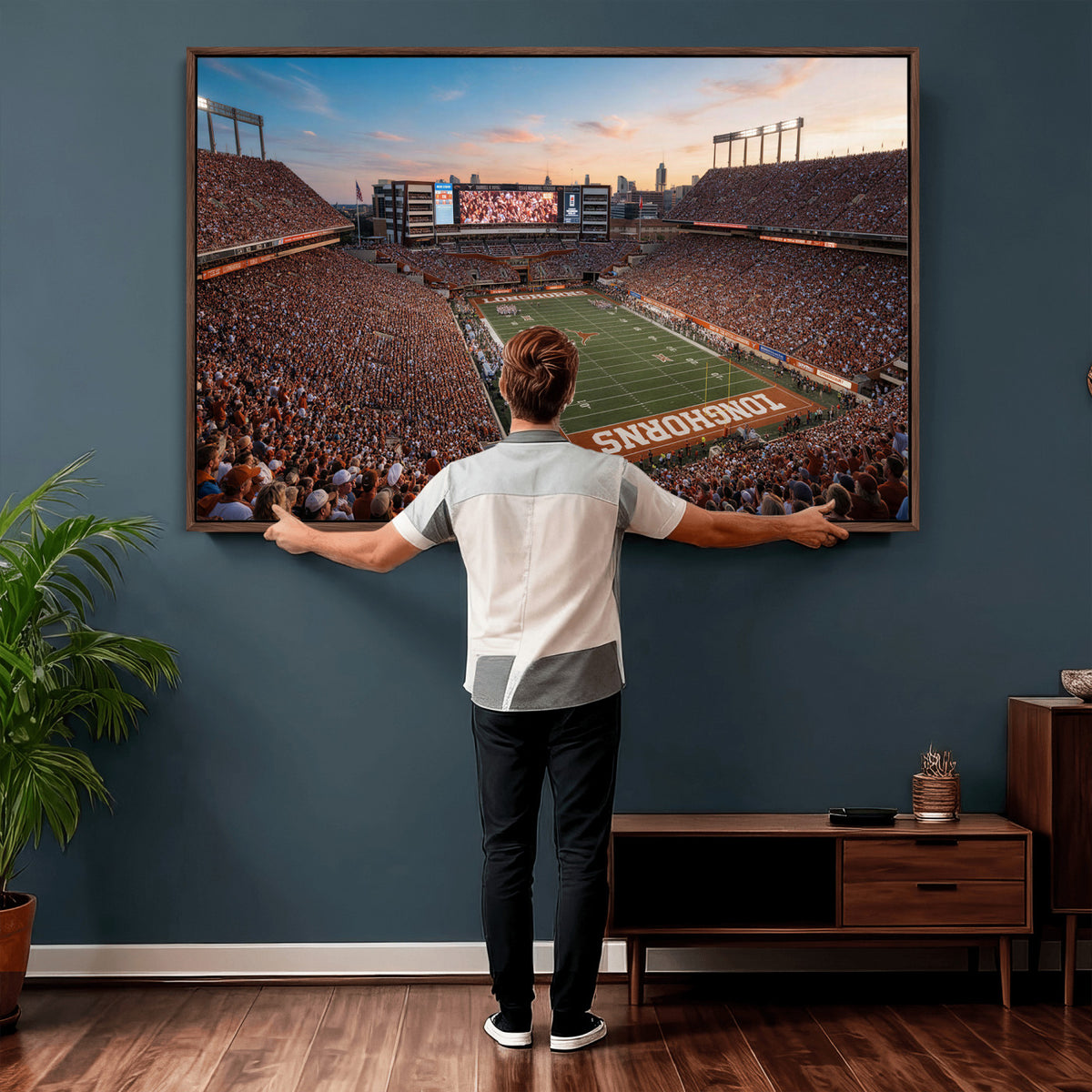 41187139-MGV-CV-36X24 - Stadium Wall Art Canvas Print