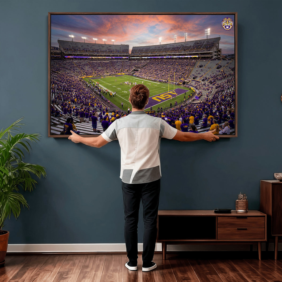 20281385-MGV-CV-36X24 - Stadium Wall Art Canvas Print