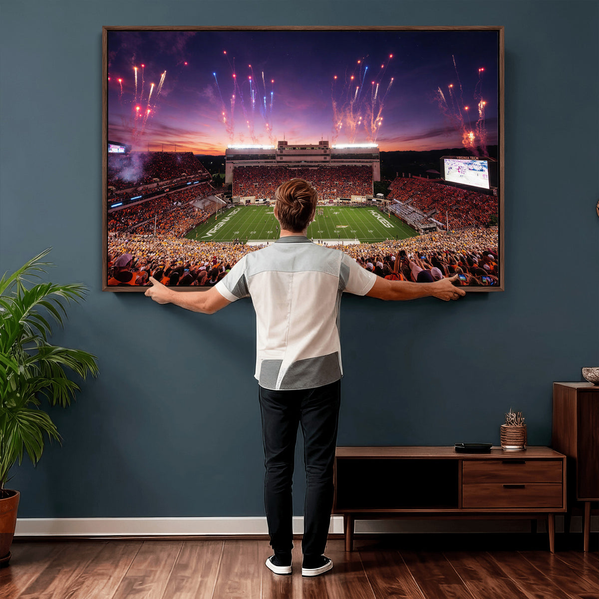 57314829-MGV-CV-36X24 - Stadium Wall Art Canvas Print