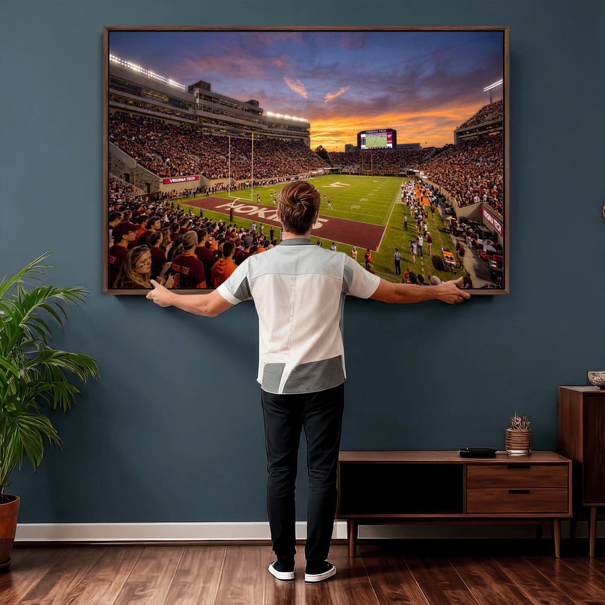 87141841-MGV-CV-36X24 - Stadium Wall Art Canvas Print