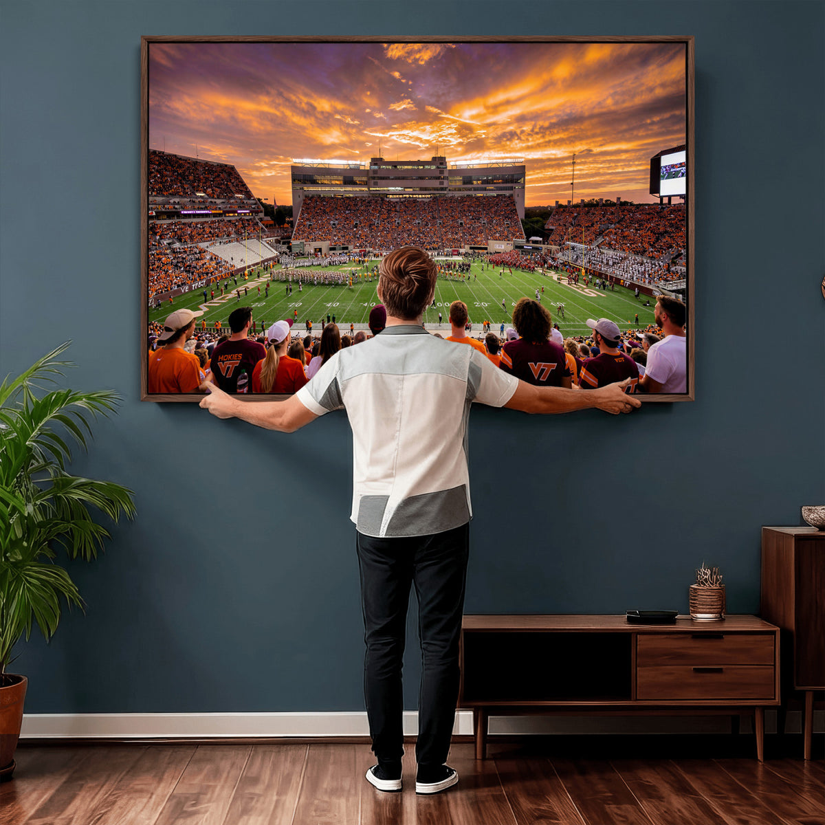 25873880-MGV-CV-36X24 - Stadium Wall Art Canvas Print
