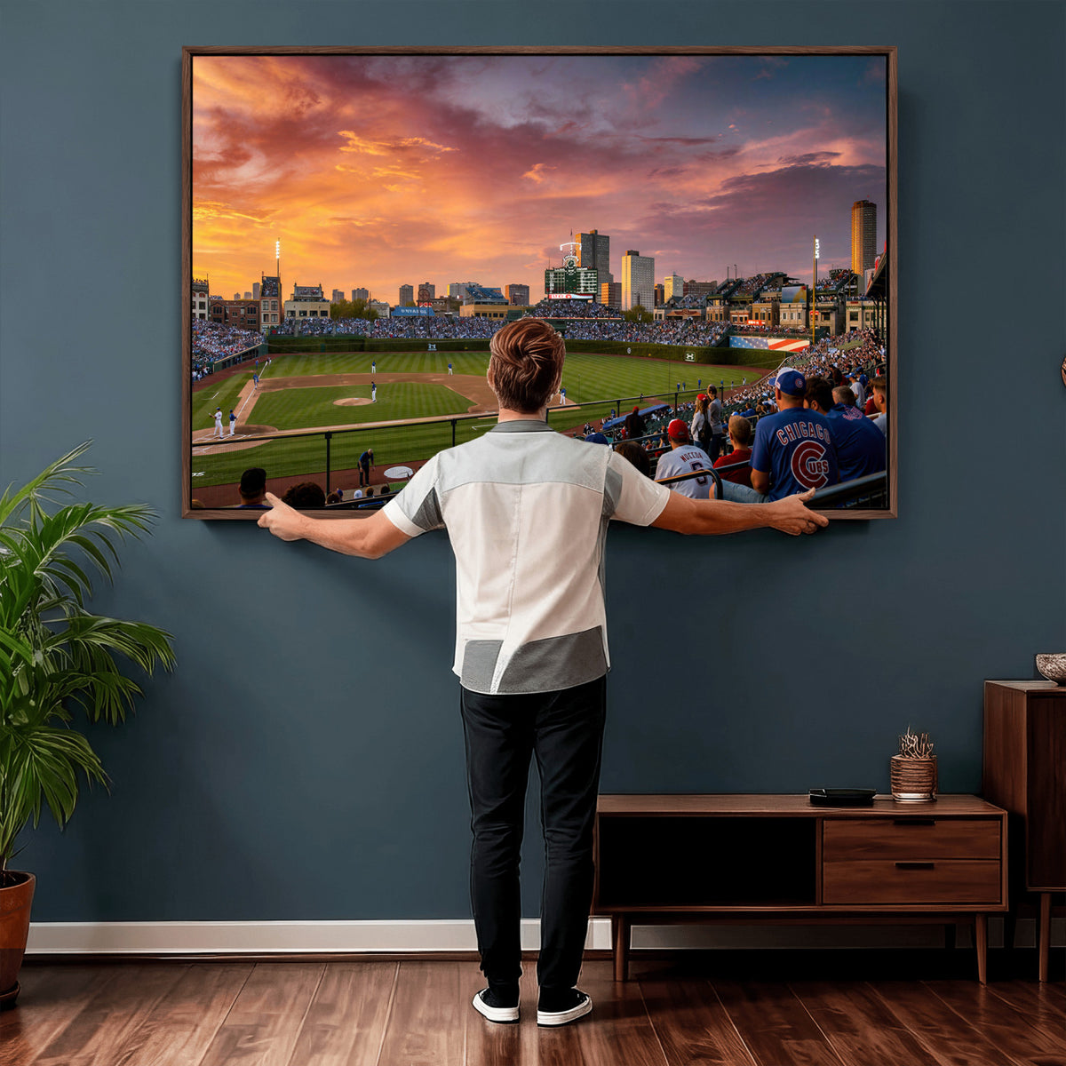 94073020-MGV-CV-36X24 - Stadium Wall Art Canvas Print