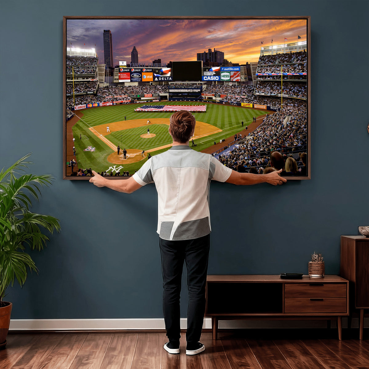 39000124-MGV-CV-36X24 - Stadium Wall Art Canvas Print