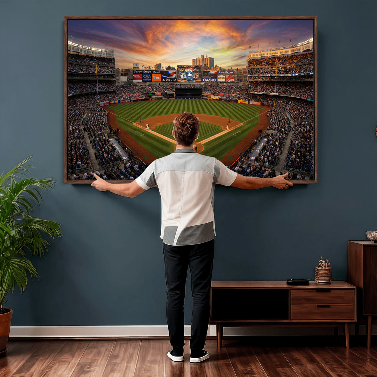 71157927-MGV-CV-36X24 - Stadium Wall Art Canvas Print