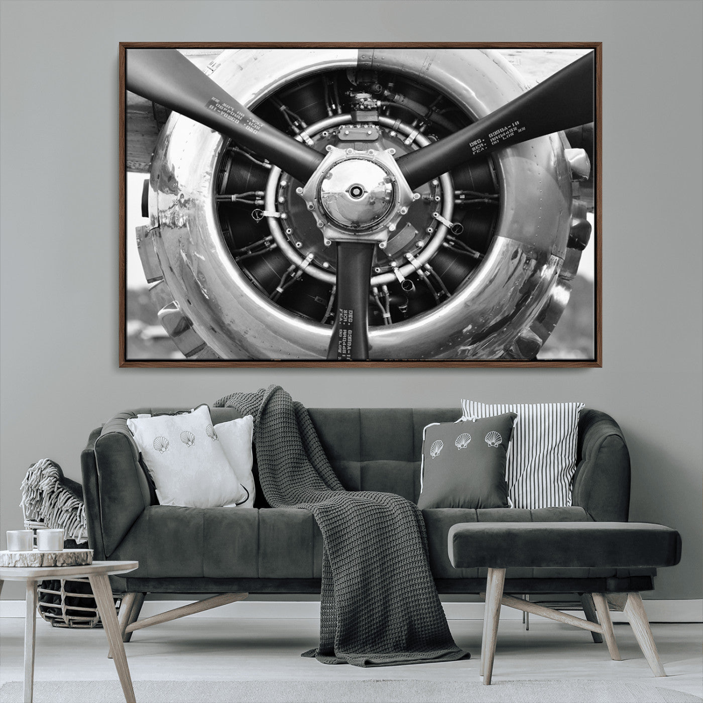 MGV-FC-36X24 - Vintage Airplane Wall Art Canvas Print