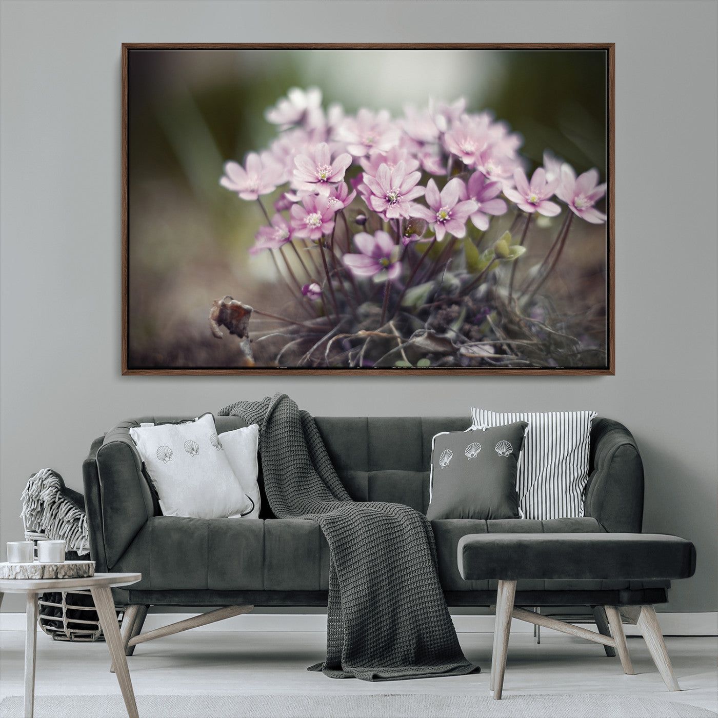 MGV-FC-36X24 - Pink Wild Flower Canvas Print