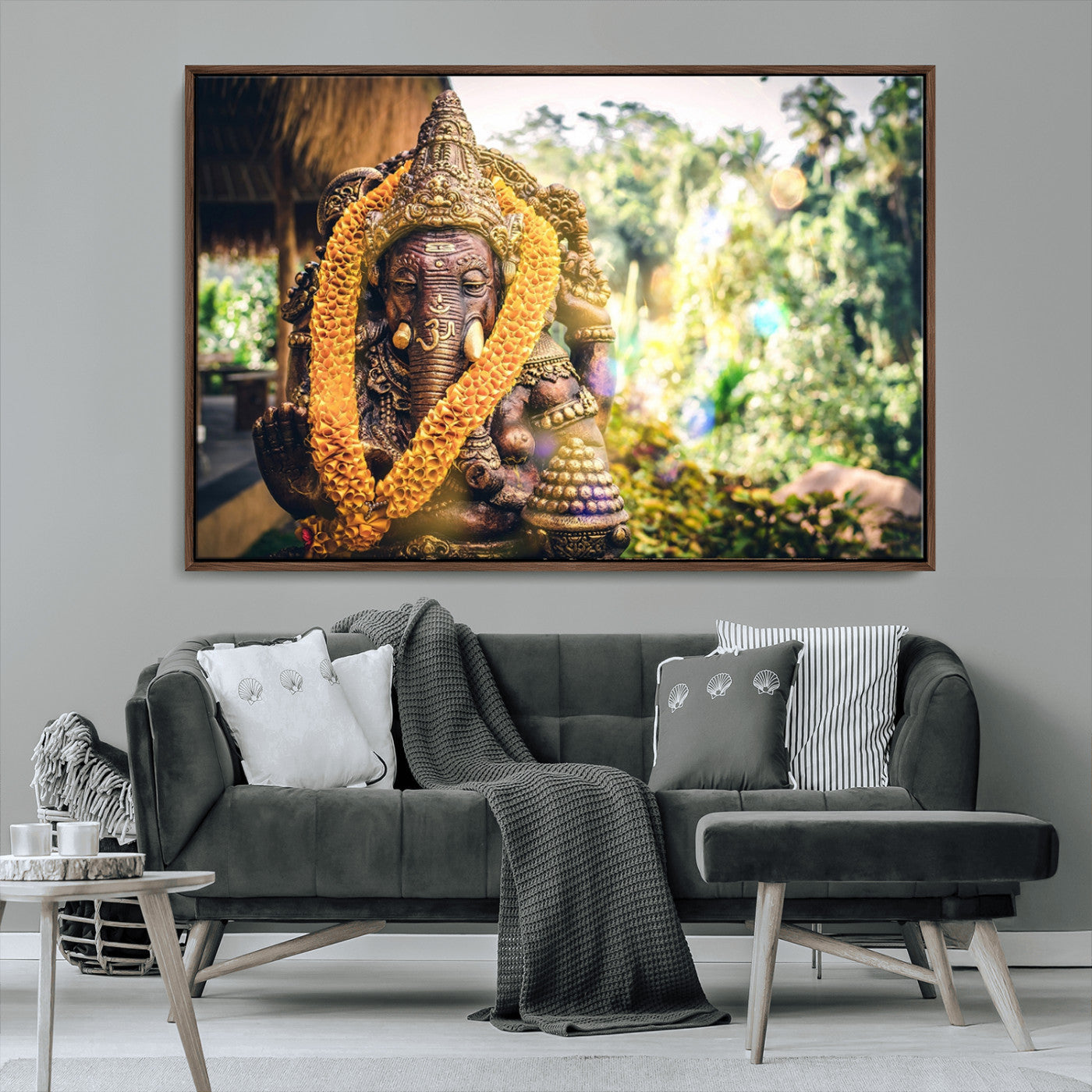 MGV-FC-36X24 - Hinduism Statue Wall Art Canvas Print