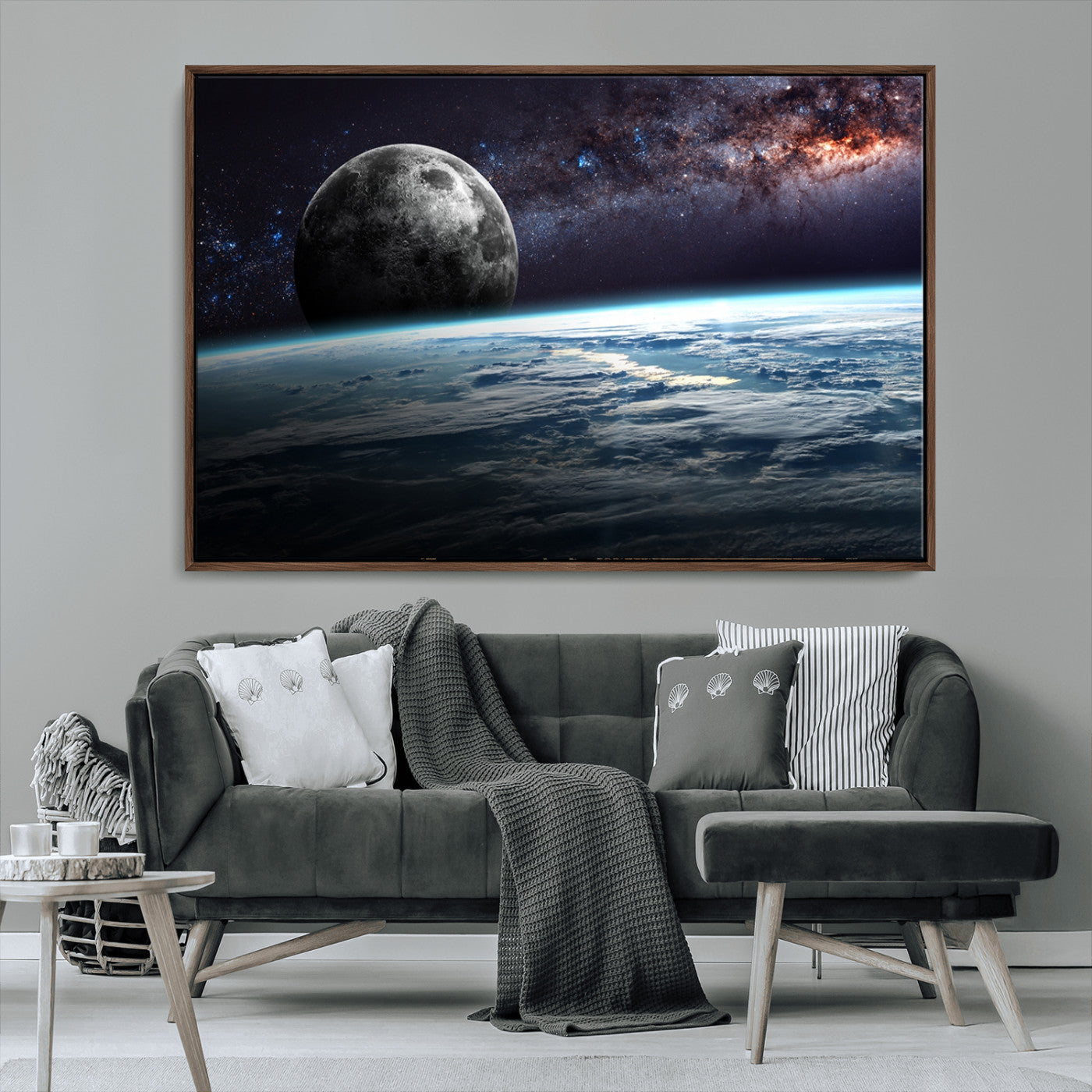 MGV-FC-36X24 - Space and Planet Canvas Print