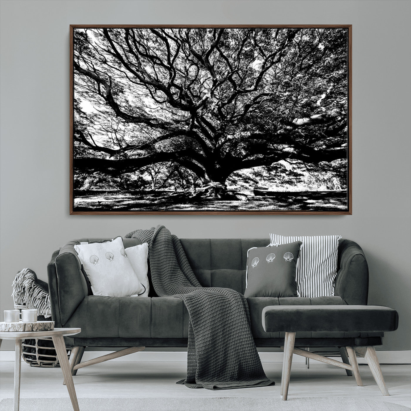 MGV-FC-36X24 - Mighty Angel Oak Wall Art | Angel Oak Tree Art Print