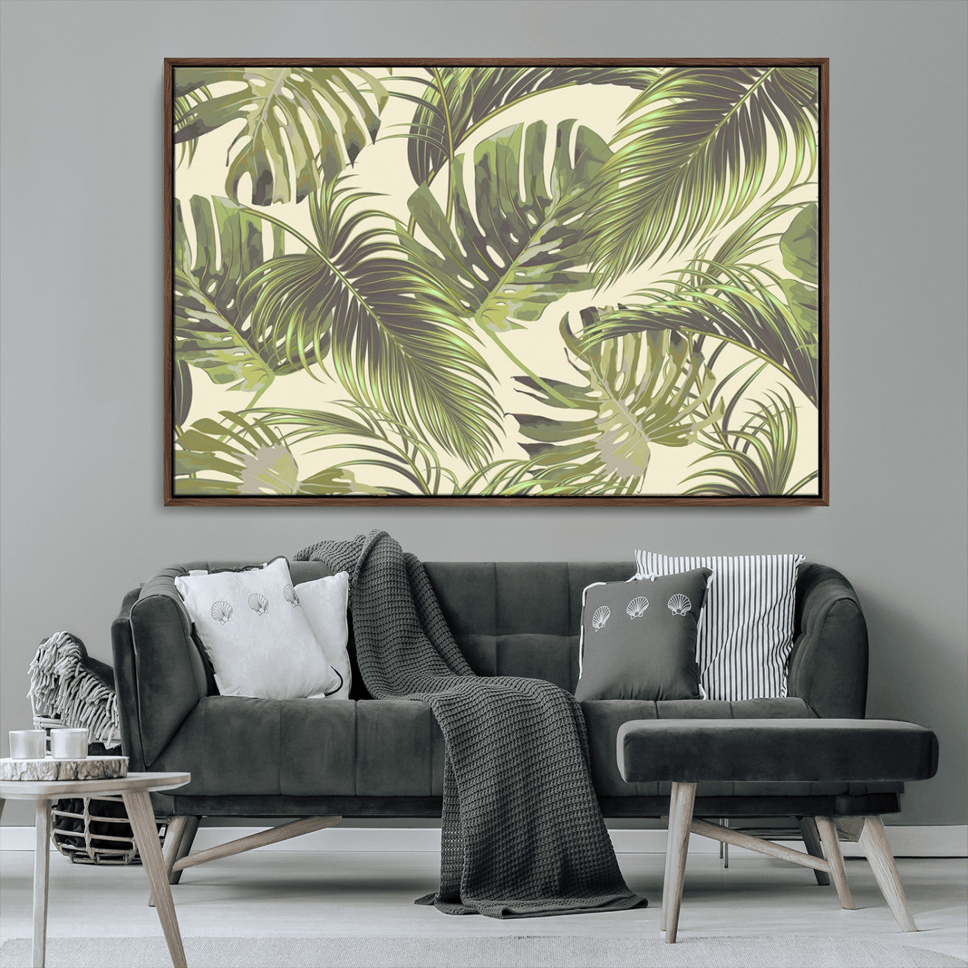 MGV-FC-36X24 - Palm Leaves Canvas Print