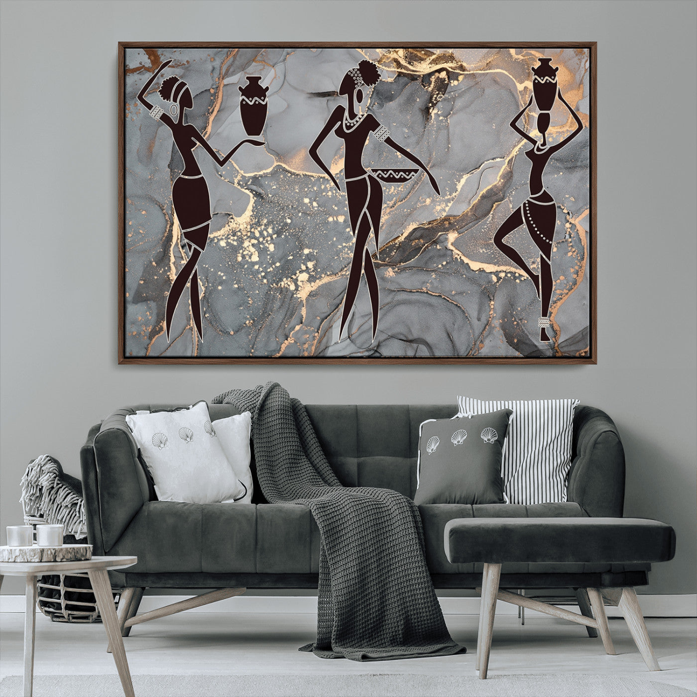 MGV-FC-36X24 - Abstract African Womens Art Canvas Print