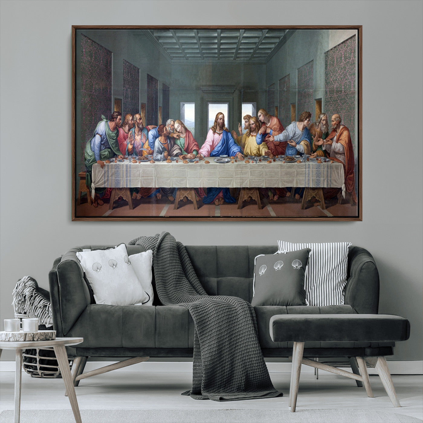 MGV-FC-36X24 - The Last Supper Multi Panel Canvas Wall Art