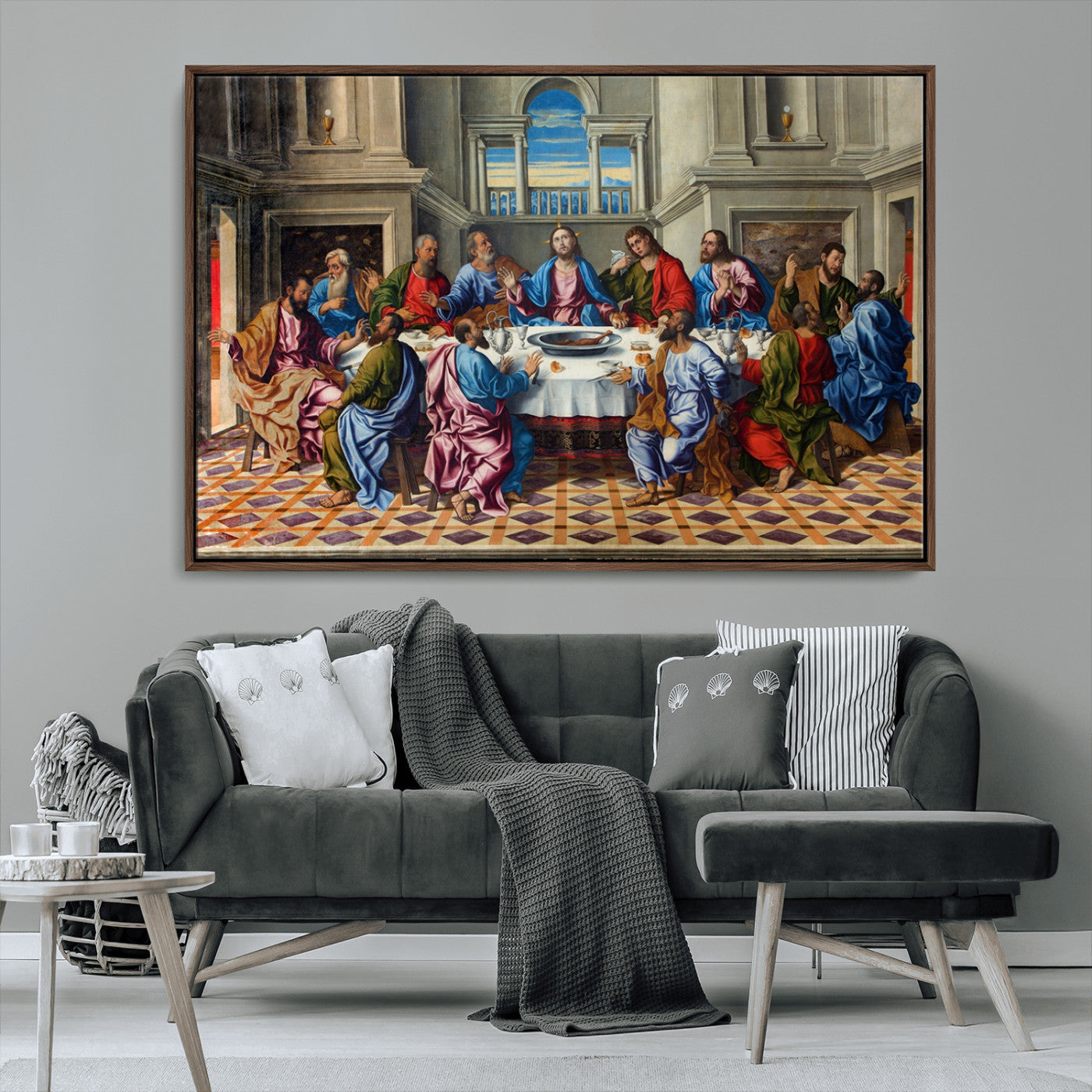 MGV-FC-36X24 - The Last Supper Multi Panel Canvas Wall Art