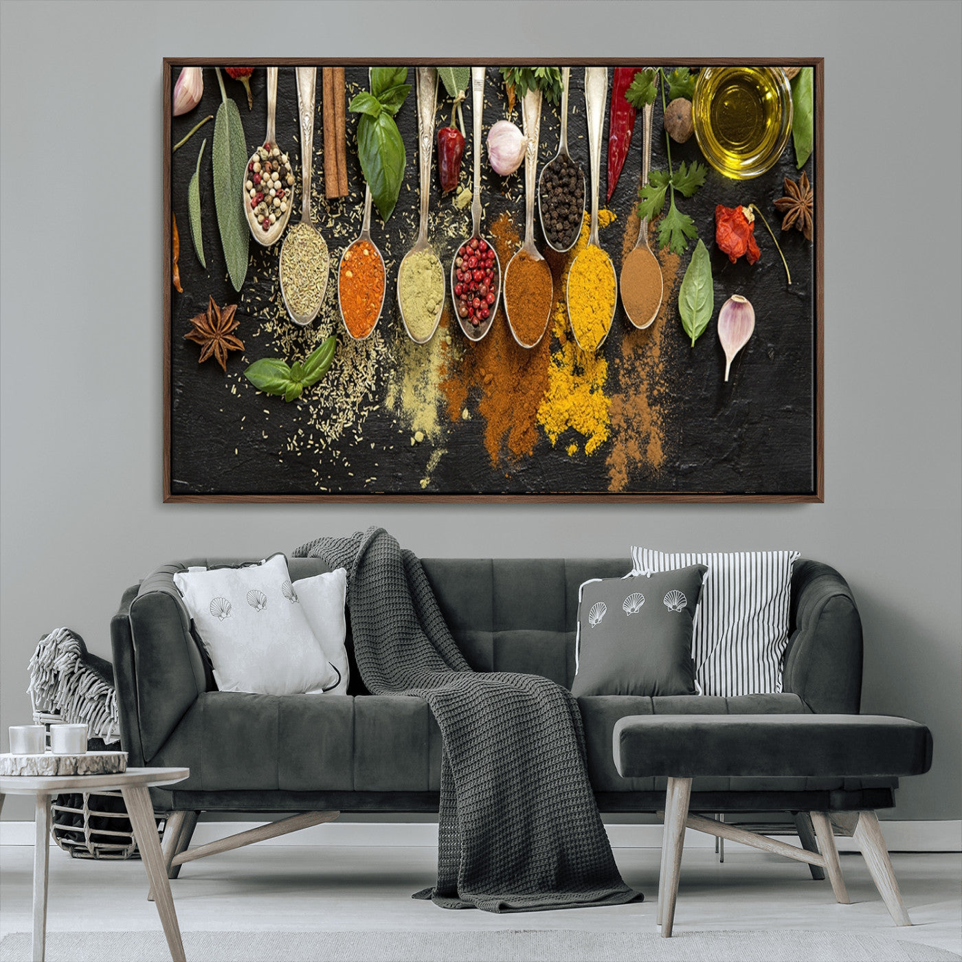 MGV-FC-36X24 - Kitchen Spice Wall Art Canvas Print