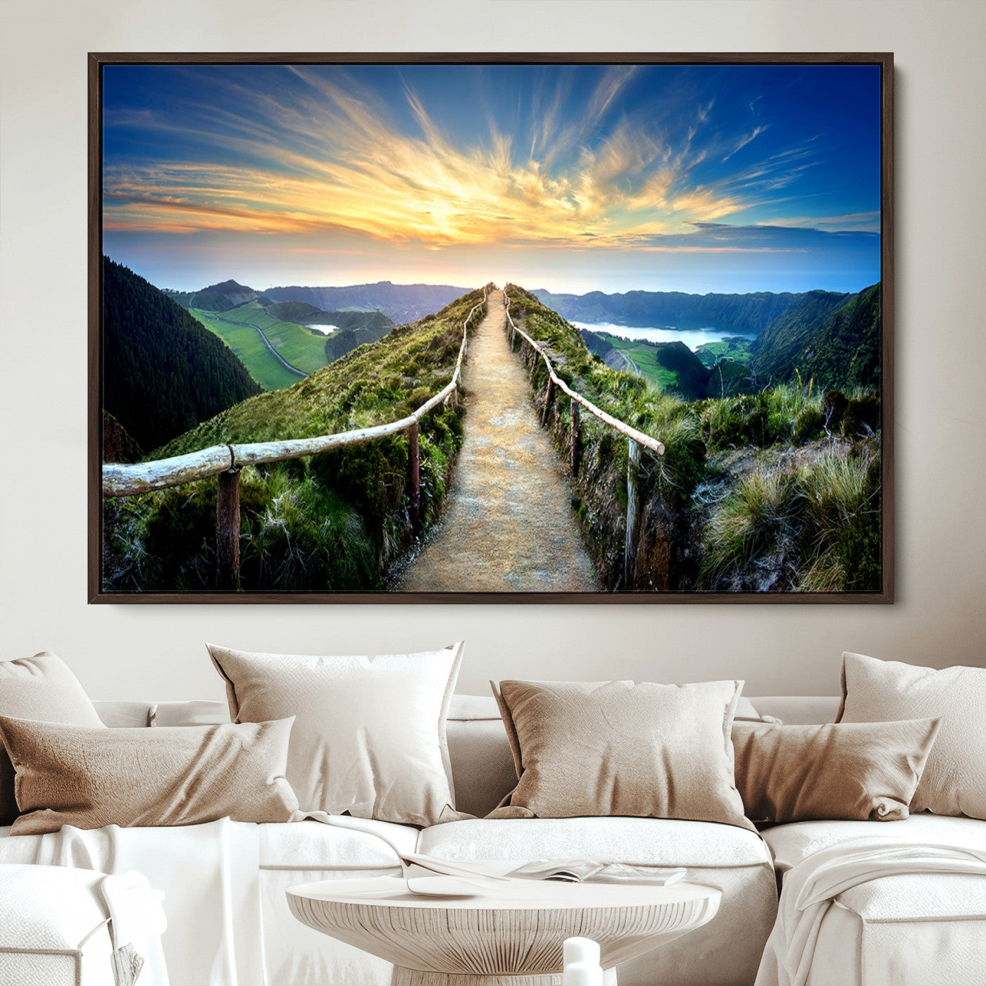 58887-MGV-CV-36X24-Mountain Landscape Wall Art Canvas Print