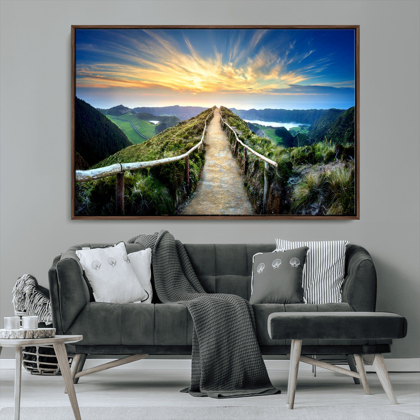 MGV-FC-36X24 - Mountain Landscape Wall Art Canvas Print