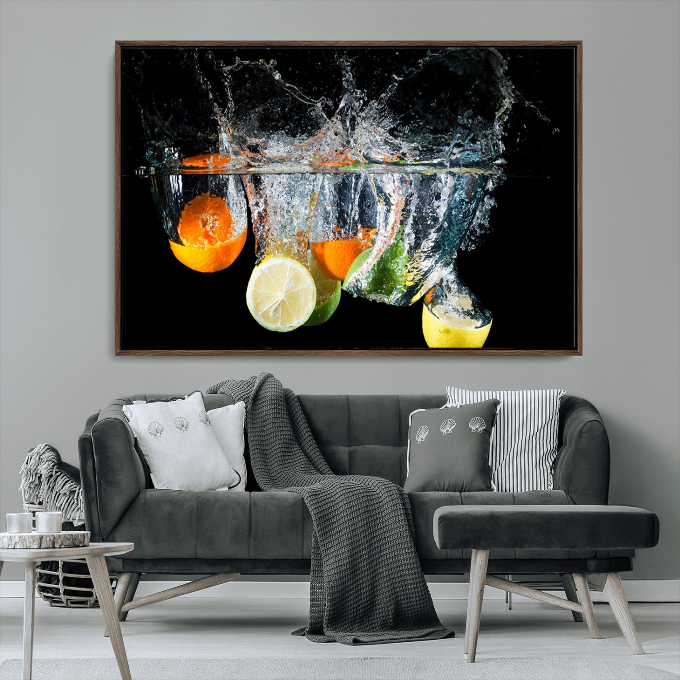 MGV-FC-36X24 - Kitchen Wall Art, Kitchen Fruits Art Canvas Print
