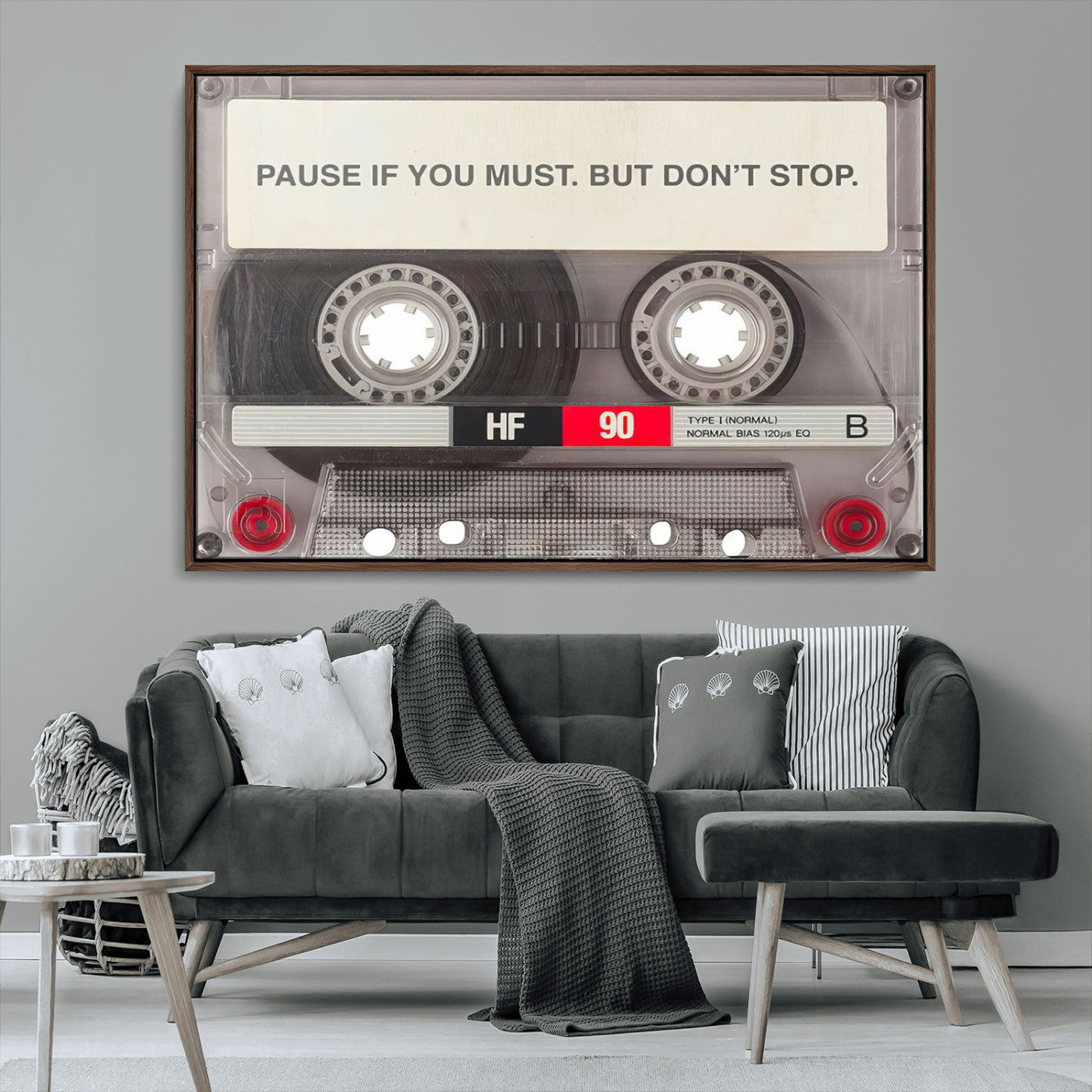 MGV-FC-36X24 - Music Cassette Iconic Wall Art Canvas Print