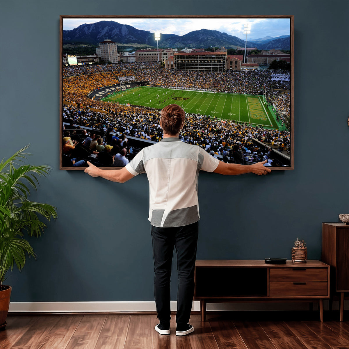 60552-MGV-CV-36X24 - Folsom Field, University of Colorado Buffaloes Football