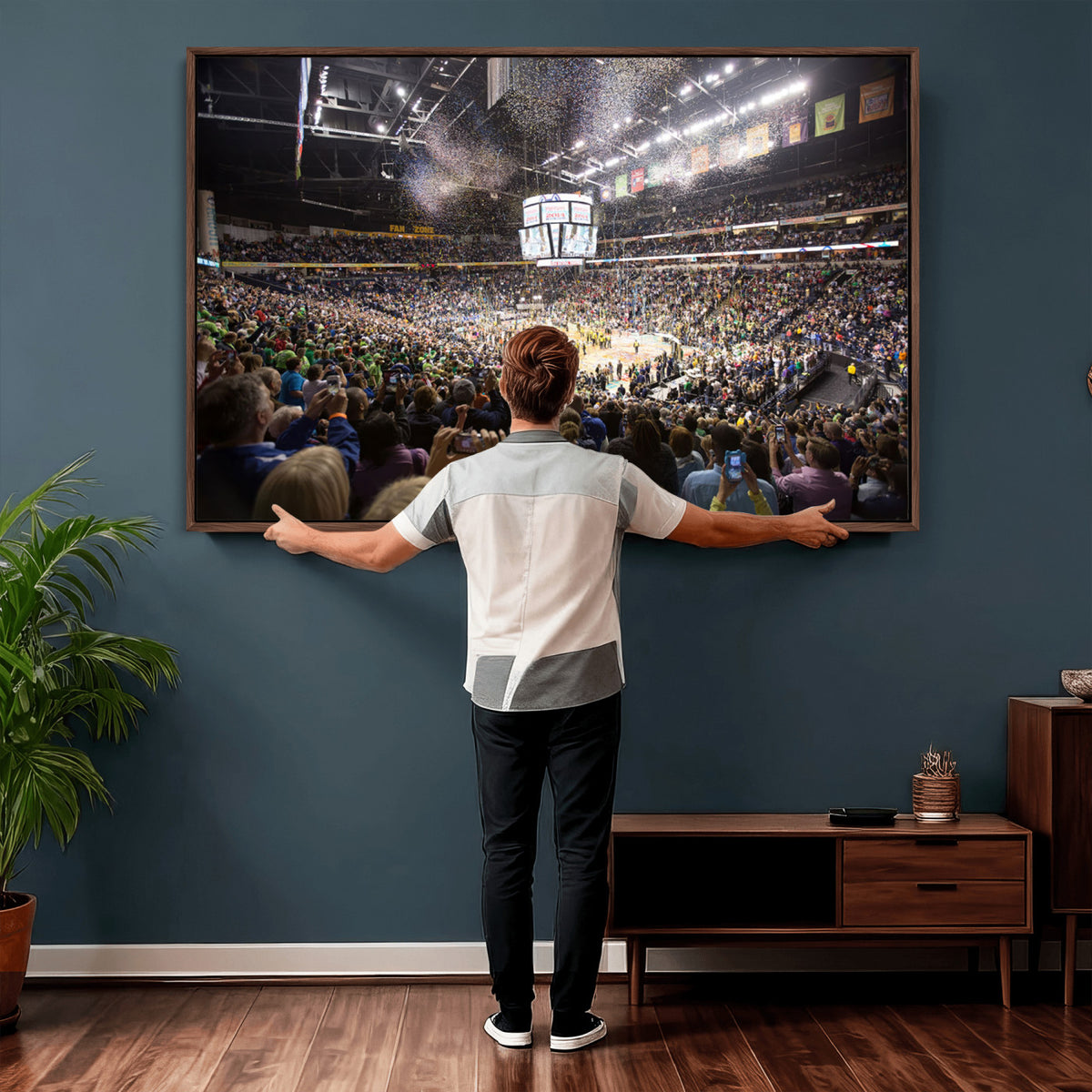 66251-MGV-CV-36X24 - Bridgestone Arena Wall Art Canvas, Nashville Predators