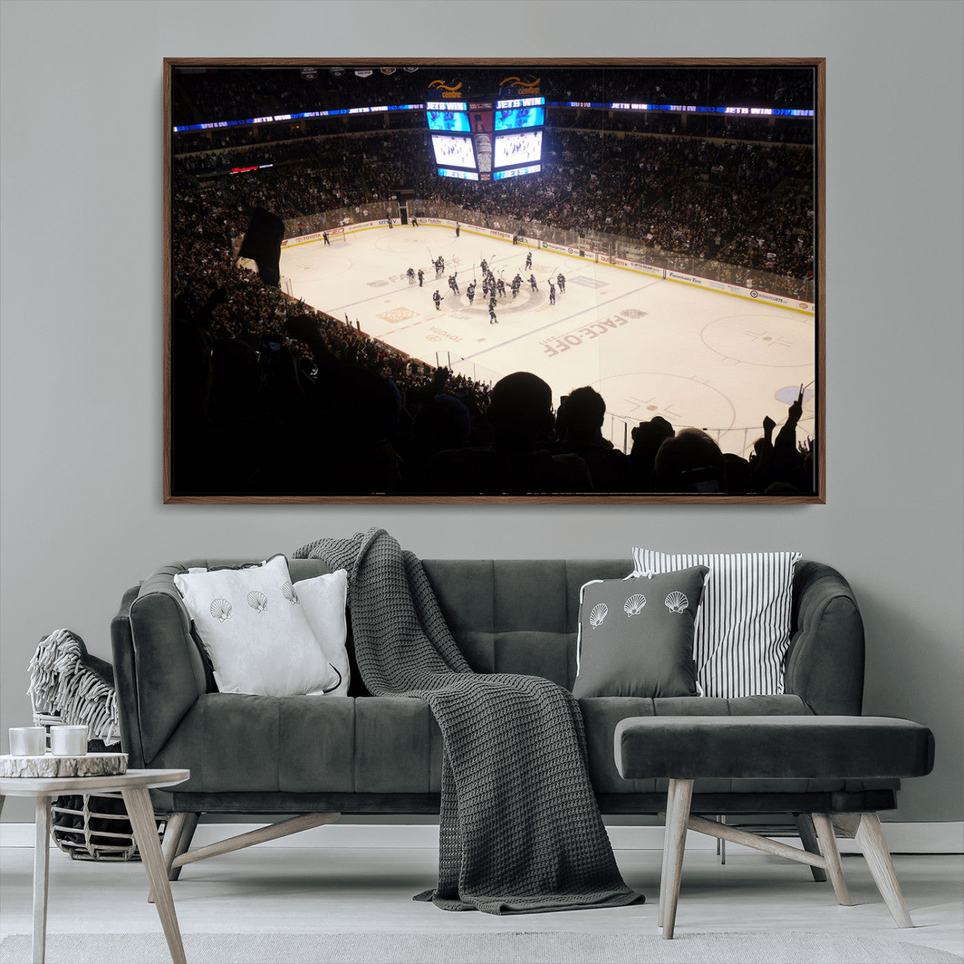 MGV-FC-36X24 - Canada Life Centre Wall Art | Winnipeg Jets Hockey Team Print Canvas | Ready to Hang | Winnipeg Wall